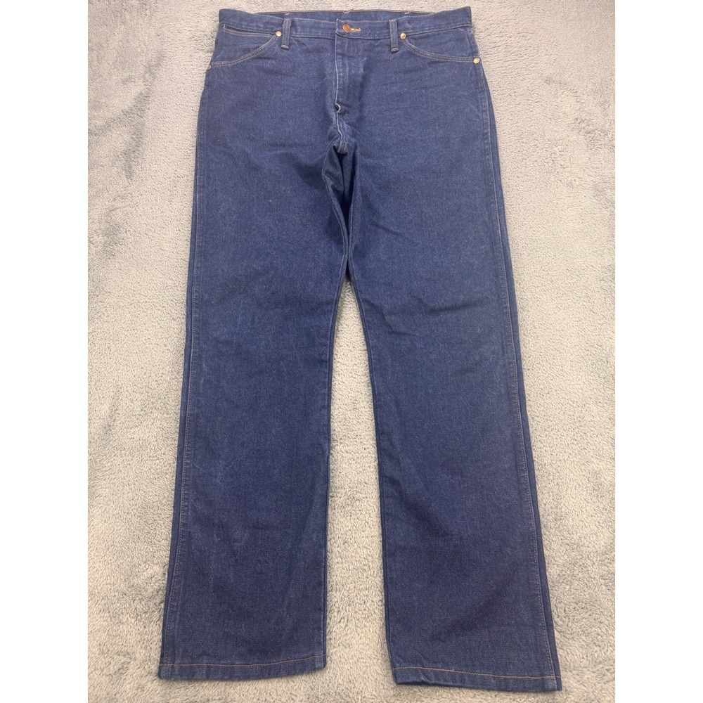 Wrangler‎ Jeans Men 38x32 Blue Cowboy Cut Denim Western 13MWZ